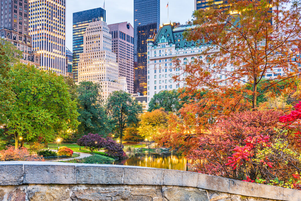 Central Park in autumn