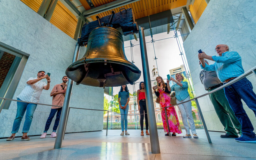 Selfies with the Liberty Bell Philadelphia