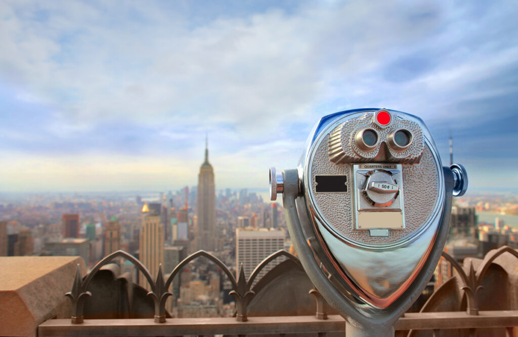 Epic views from the Top of the Rock