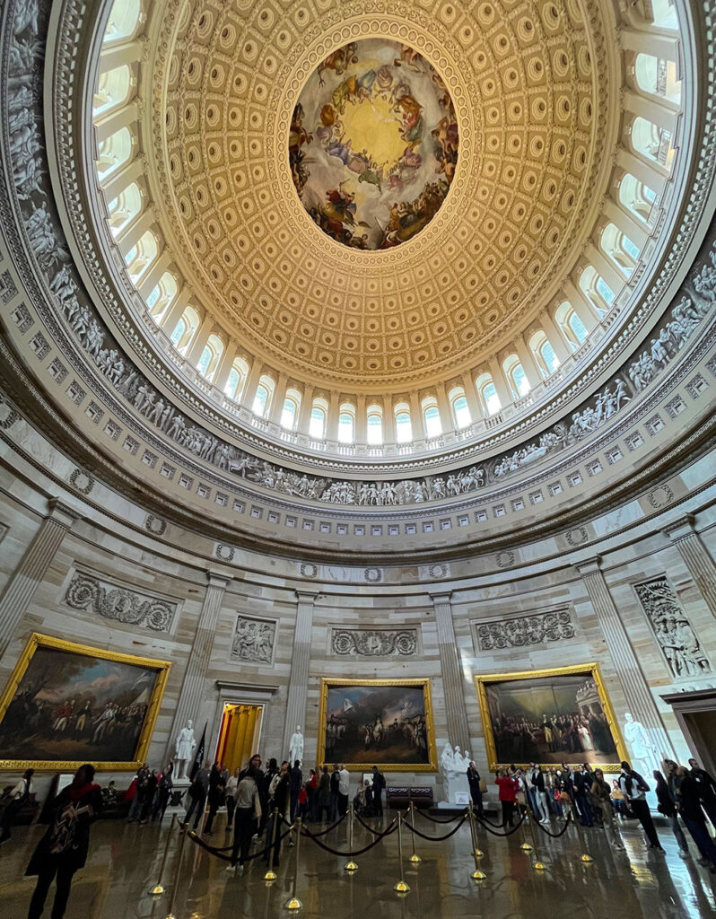 Inside the US Capitol Building