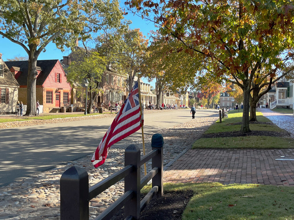 main street of Colonial Williamsburg