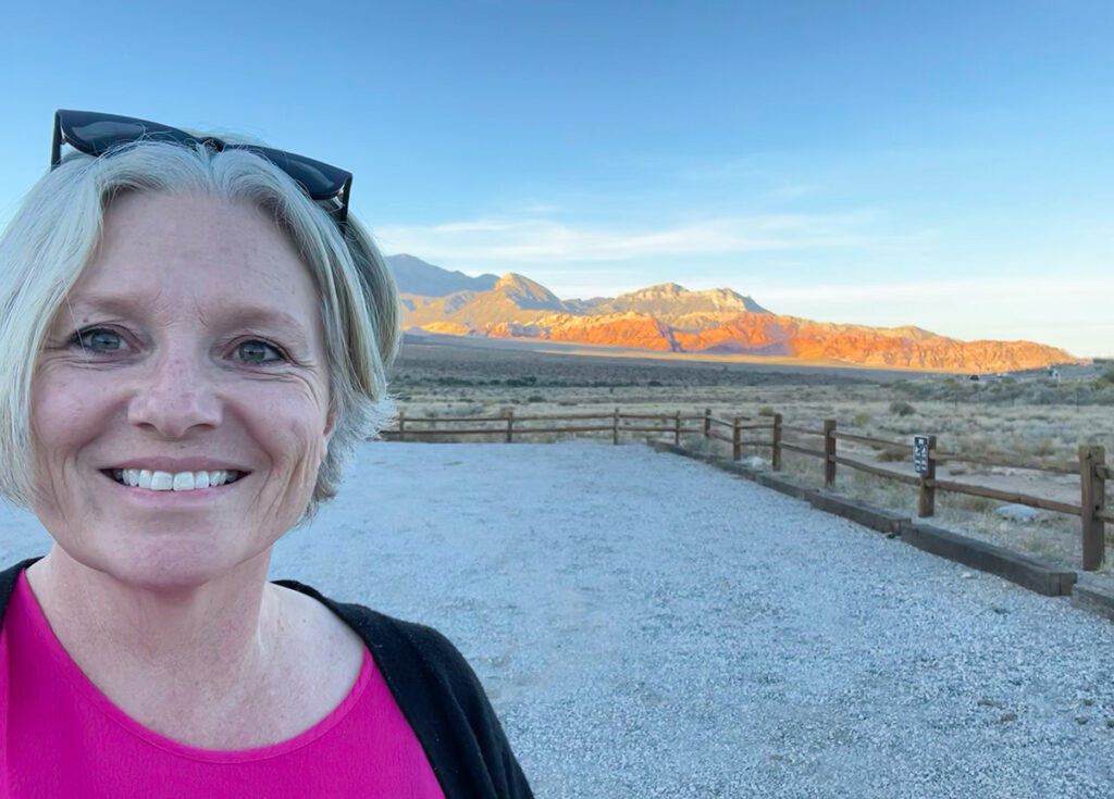 Megan at Red Rock Canyon