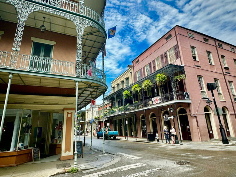 Epic street corner in New Orleans