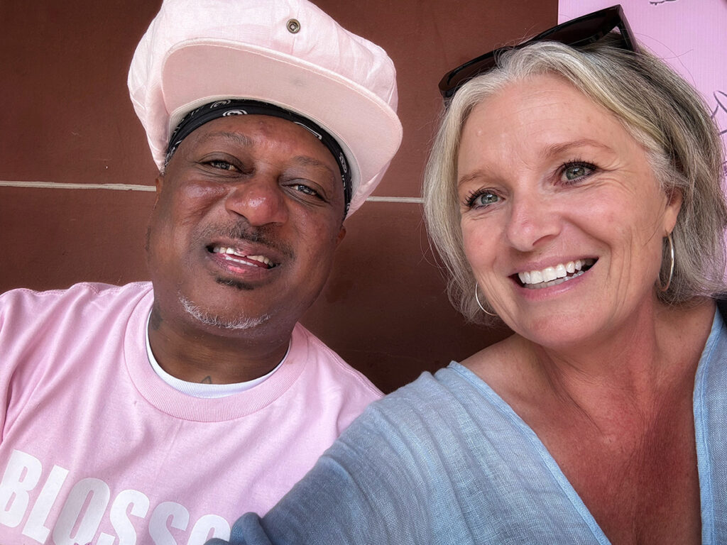 Megan with Kermit Ruffins