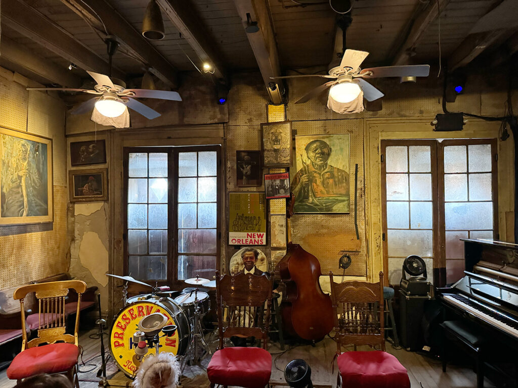 Inside Preservation Hall