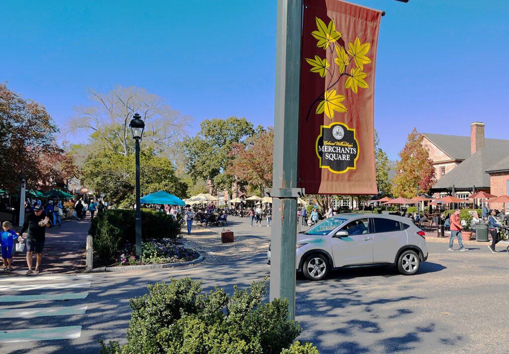 Merchant's Square in Colonial Williamsburg for dining and shopping