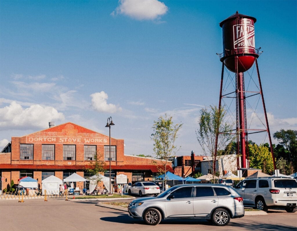 The Factory at Franklin car park