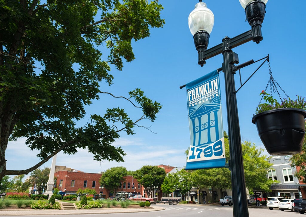 Main Street Franklin, born in 1799